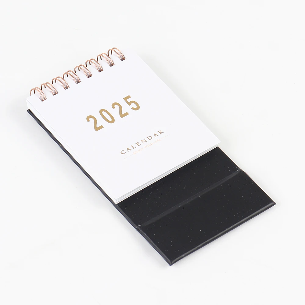 2025 Desktop Month Calendar Decorative Desktop Calendar 2025 Mini Calendar With Pocket And Sticky Note Custom Printing Service