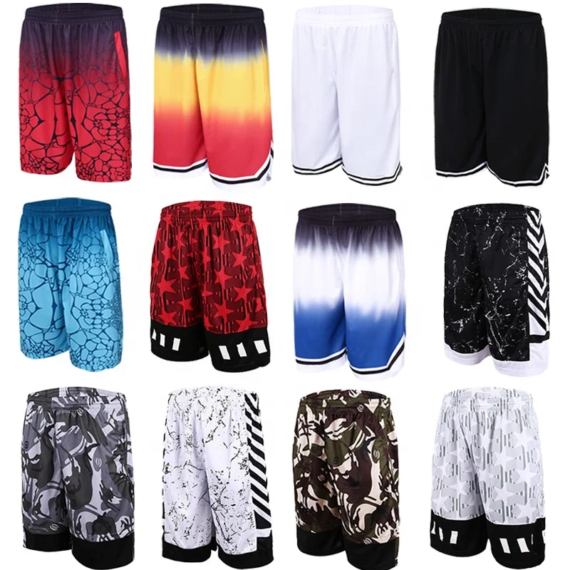 Wholesale Basketball Wear Shorts For Men Customized Design Vintage Streetwear Shorts Plain Casual Sports Mesh Shorts