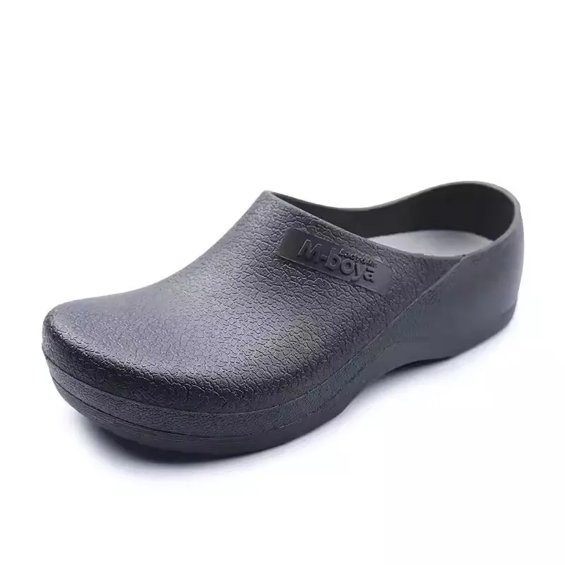 OEM Rubber Outsole Waterproof Kitchen Wide Toe Box Safety Shoes Anti Slip Clogs Slippers Chef Shoes
