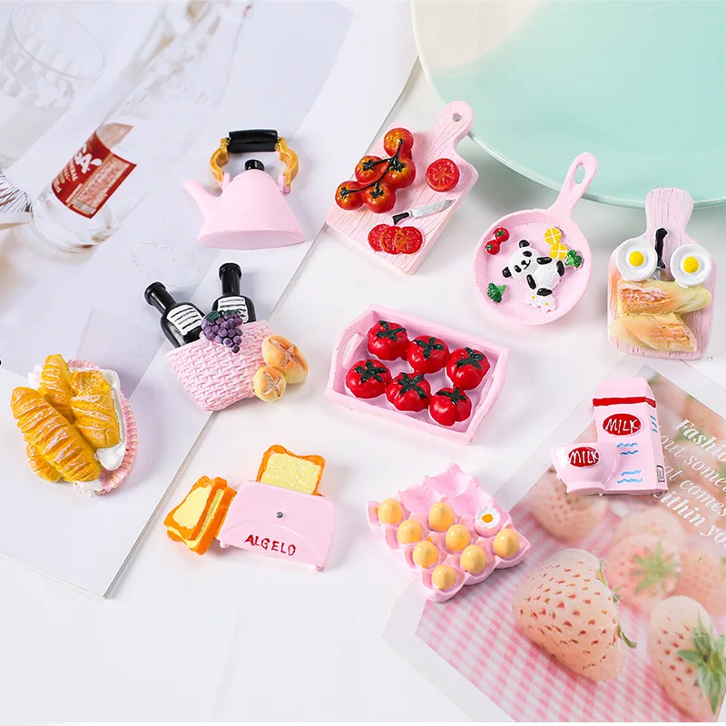 wenqi simulation large food play baguette tomato resin DIY accessories