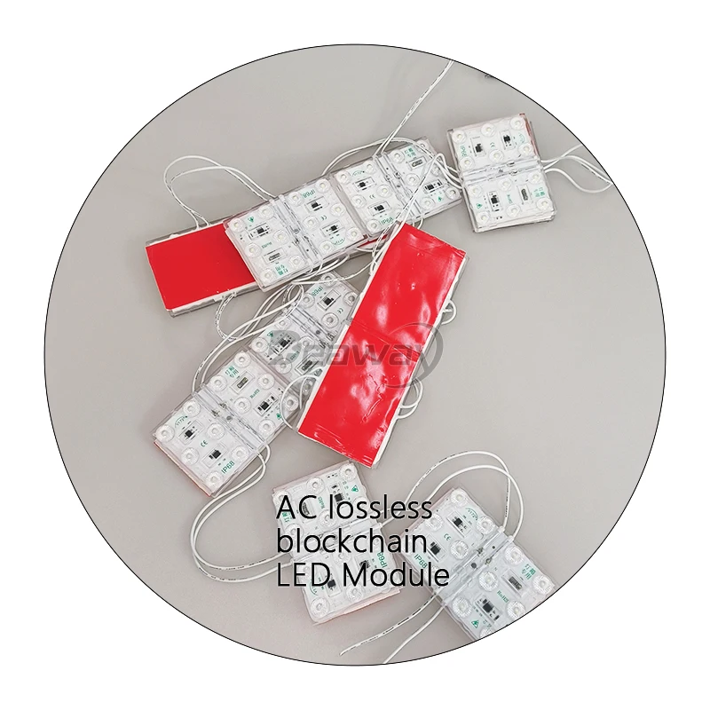 AC 220V 110V Led Module 12Leds 3030 ip68 waterproof led Module For Soft film lightbox