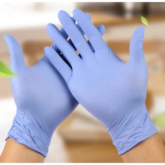 
New designer custom nitrile surgical gloves powder free blue nitrile gloves powder free non sterile 