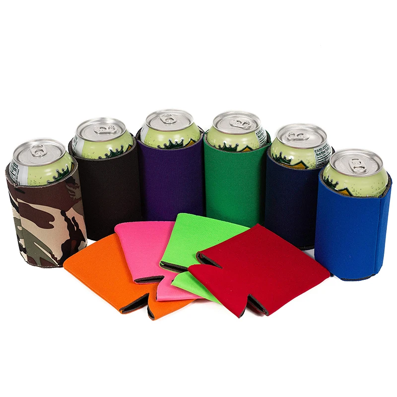 Factory Direct Promotional Custom Printing Sublimation Neoprene Tube Drink Stubby Holders Can Cooler fo Beer