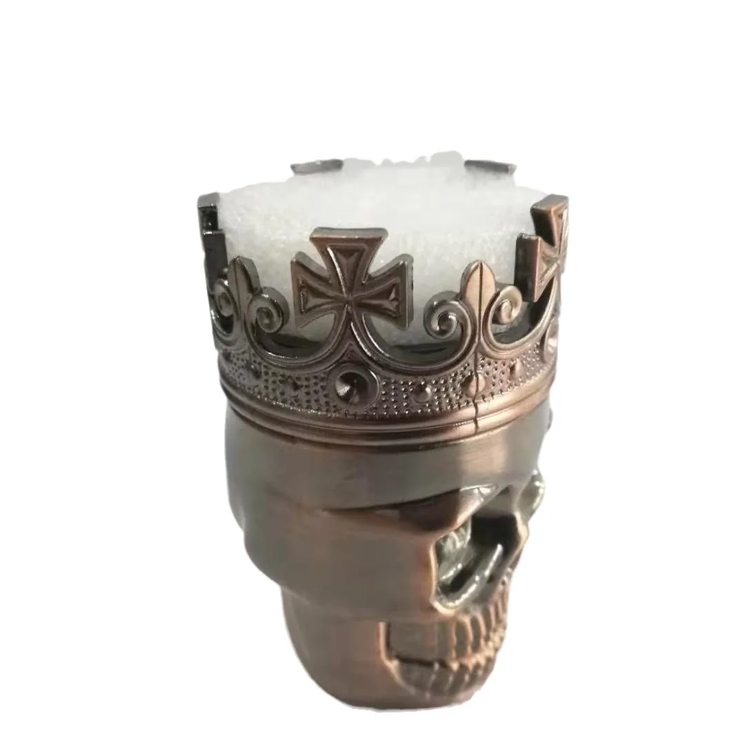 Skeleton Tobacco Grinder Crusher  Metal Ghost Head Herb Grinder Tools Hot Selling Smoke Herb Grinder