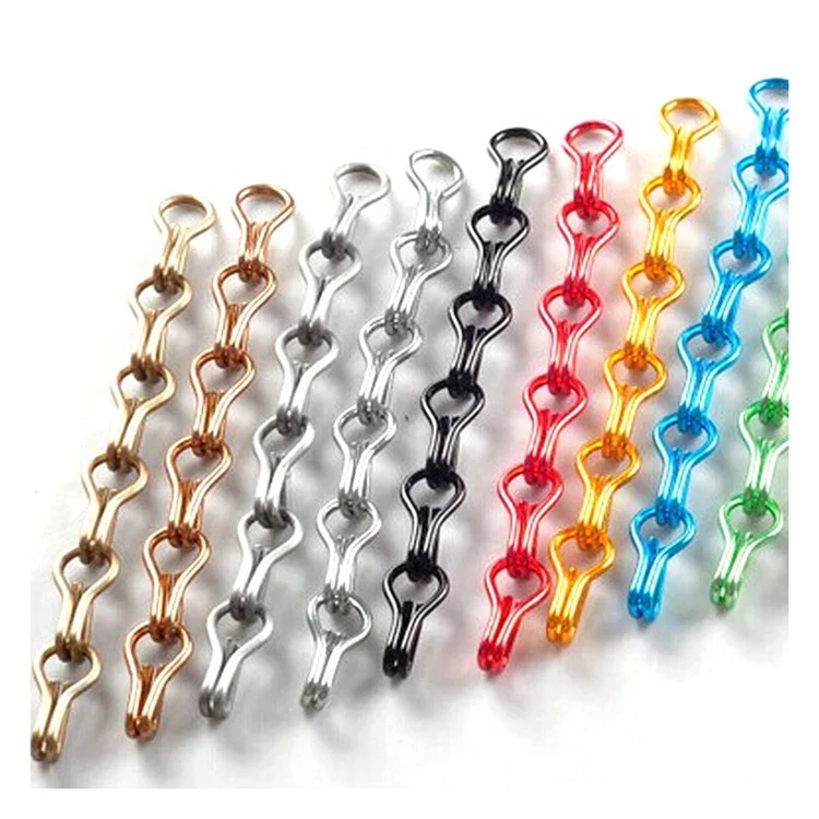 Double Hook Chain Decorative Wire Mesh Metal Chain Mesh Fabric