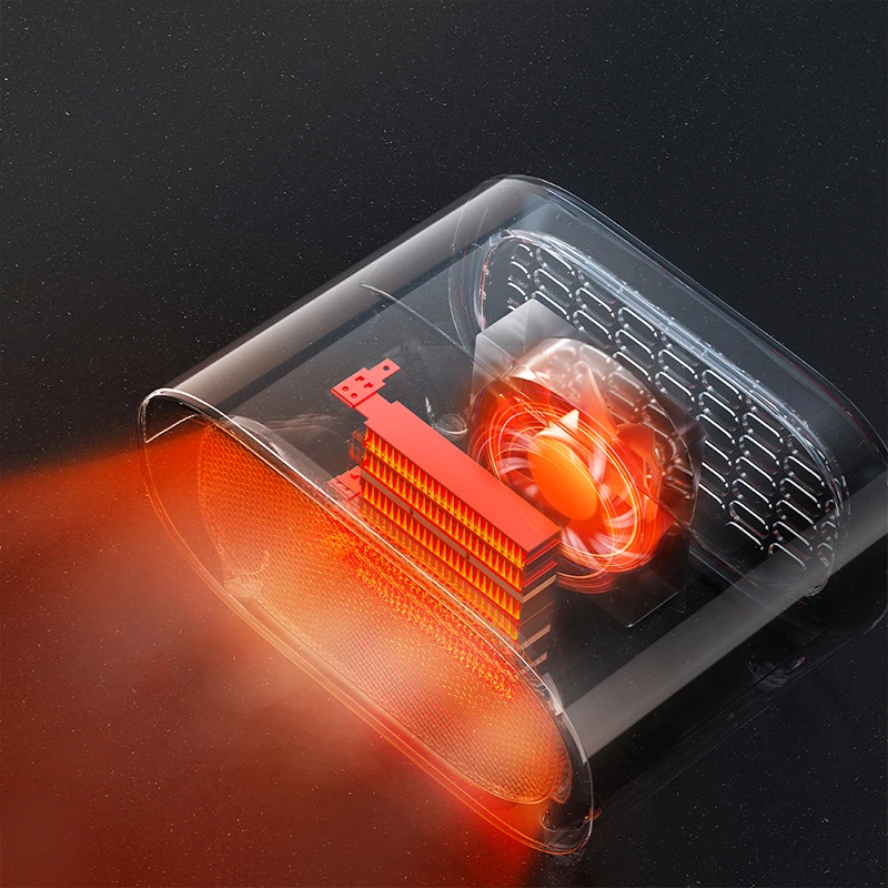 IMYCOO 1000W 220V DC Constant Temperature Electric Heater PTC Fan Air Heater Small Space Heating