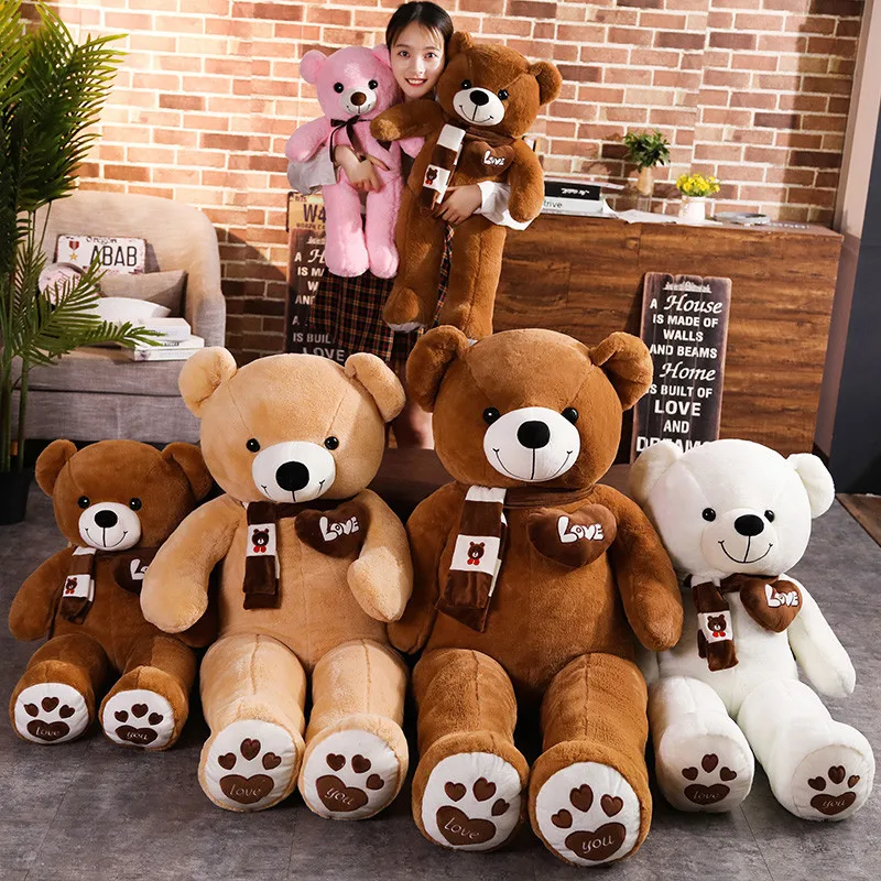 Wholesale Large Giant No Fill Unstuffed Bear Plush Skin Toys for Valentines Day Gifts Big Bear Animal Plushie without Cotton