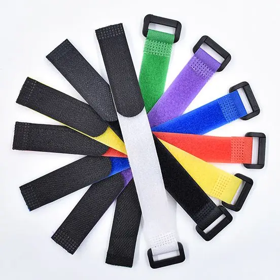 Высокое качество, оптовая продажа, цветные крючки и петли, кабельные стяжки, поддержка для пользовательских велюльков, кабельные стяжки, крюк и петля