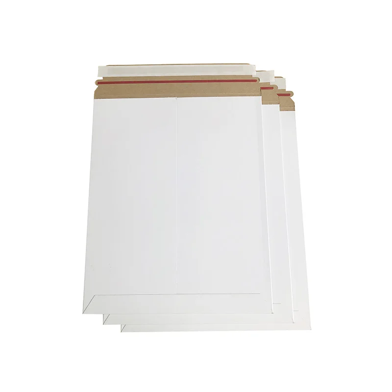 A6 / C6 162 мм x 114 мм белый твердый жесткий картон Поддерживаемые кожуру и равнины уплотнения конверты