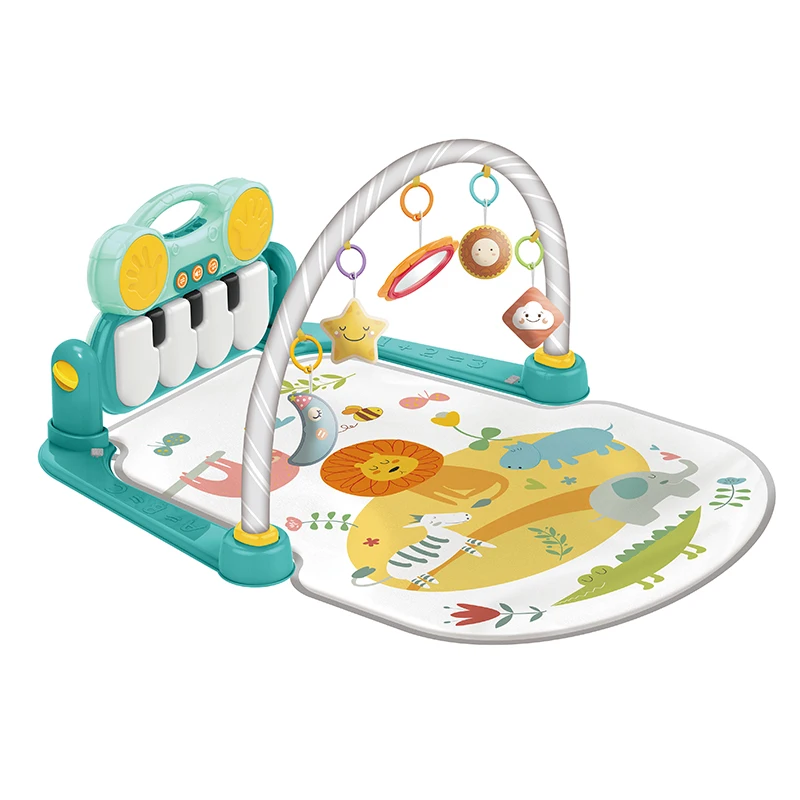 Wholesale Newborn Baby Play Mat Game Pedal Music Piano Baby Fitness Keyboard Activity