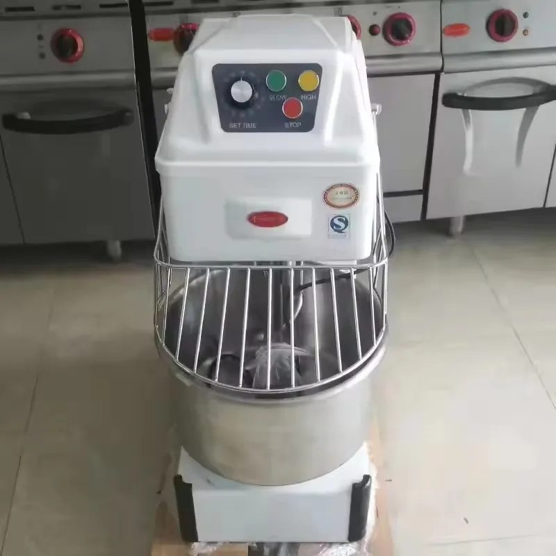 Electric Automatic Stand Dough Hook 40L Commercial Splash Guard Bread Pizza Flour Egg Bread Making machine Dough Mixer