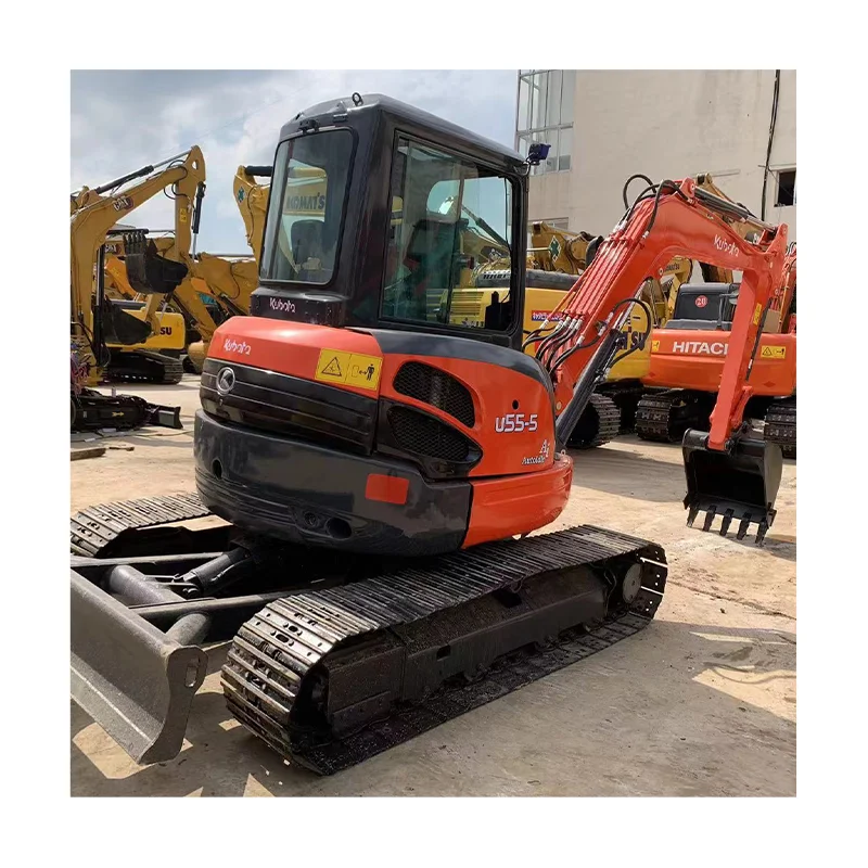 Used 5 Tons Mini Excavator For Sale Kubota U55 KX155 Used Crawler Excavators In Stock