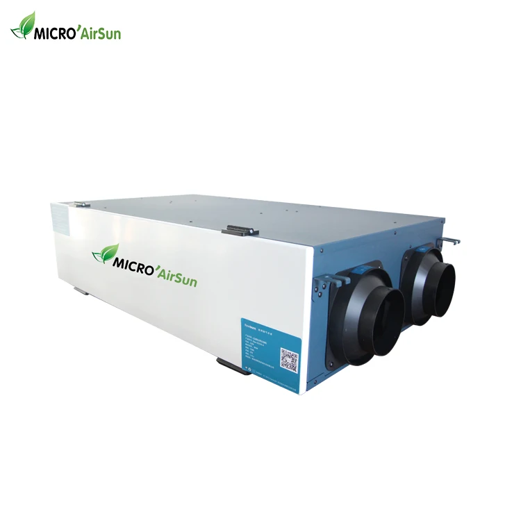 
Auto H12 filter centralized air energy recovery exchange system for buildings ventilation 