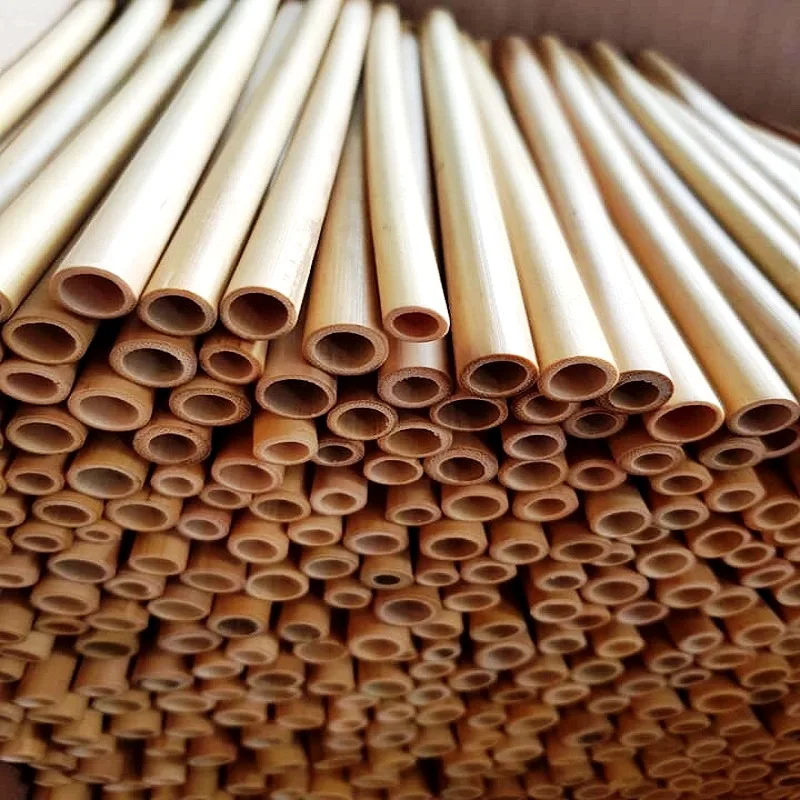 Customized Logo bamboo straws for kids, smoothie straws for the home, or cocktail straws made in Vietnam Hottest Products