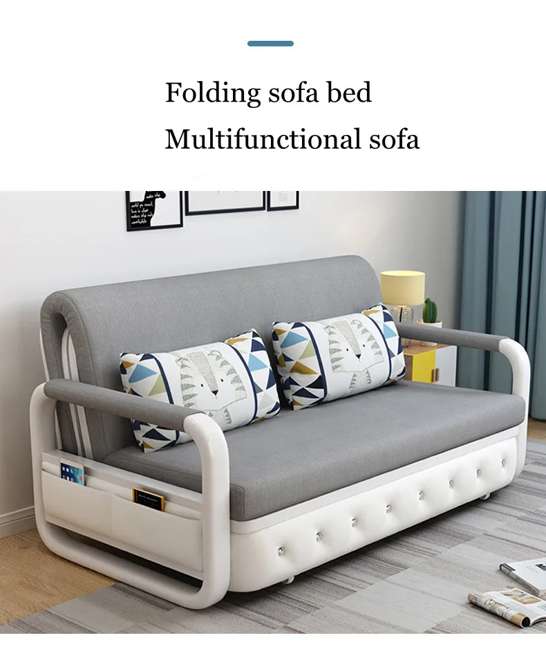 Home multifunctional single double folding sofa bed apartment sofa sleeper for living room sofa bed modern