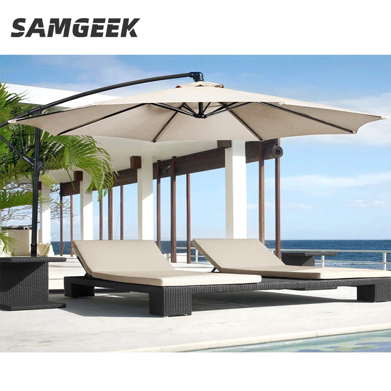 Outdoor Restaurant Cafe Garden Roman Umbrella Aluminium Square Outdoor Furniture Aluminum Frame Umbrellas Parasols Wine Umbrella