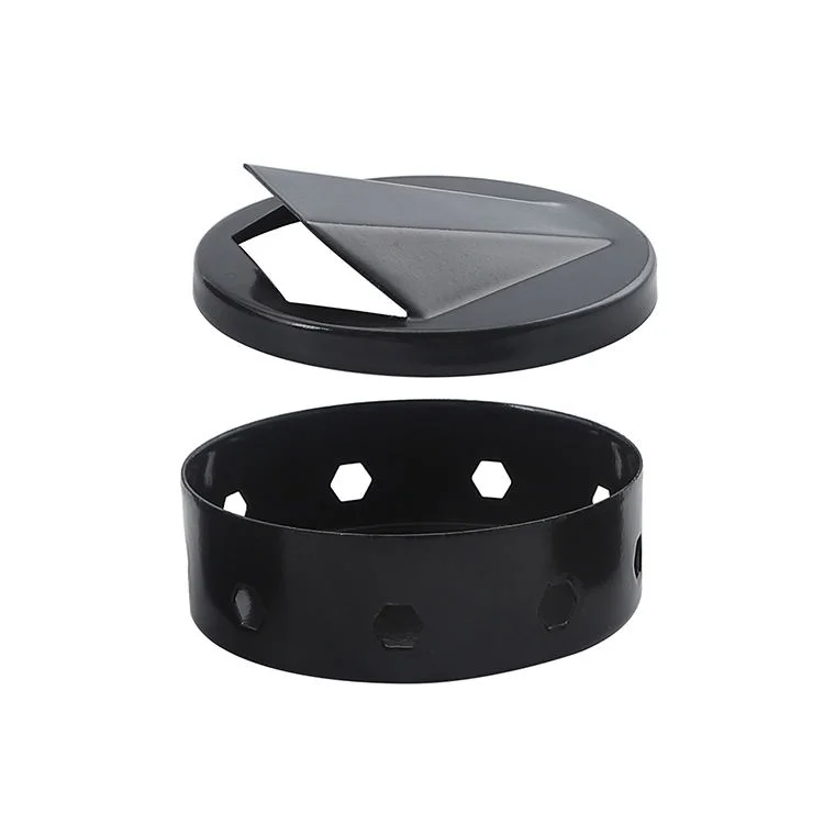 Outdoor Barbecue BBQ Tools Stainless Steel Smoking Charcoal BBQ Spice Boxes Porous Charcoal Grill Smoking