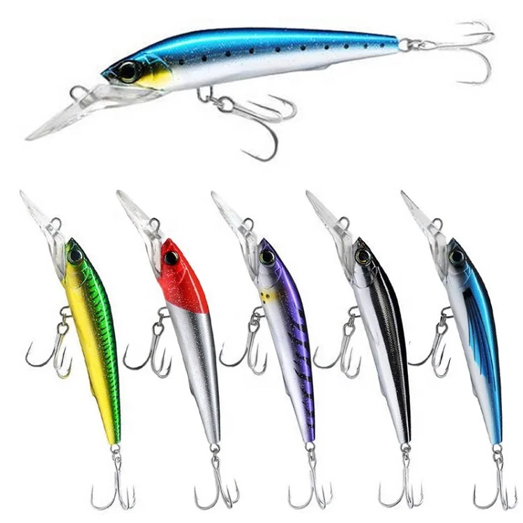 Japan Deep Sea Trolling Lure 140mm 40g Saltwater leurre de peche Pesca Heavy Hard Bait Sinking Minnow Fishing Lure