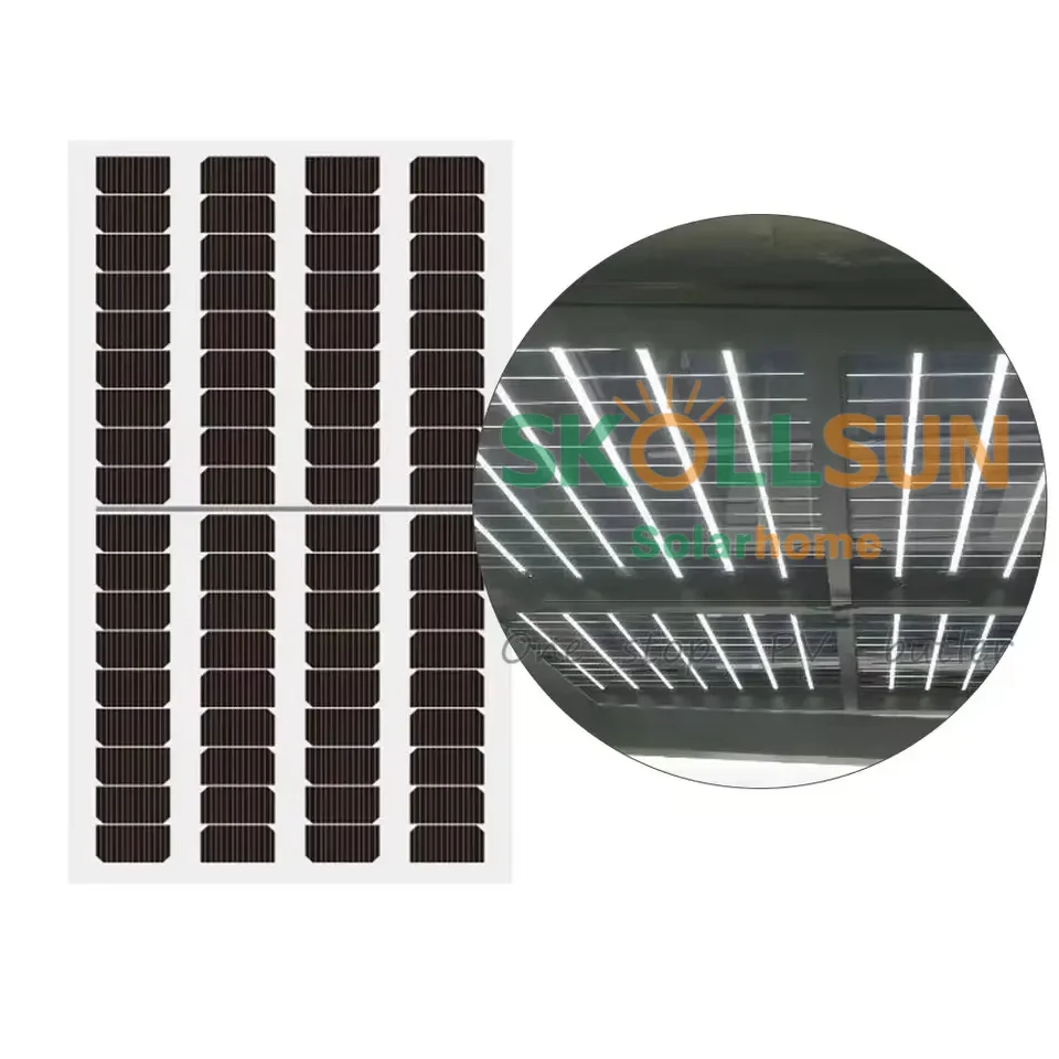 45% прозрачный двухфазный Pv модуль 215 Вт 220 Вт 360 Вт 370 Вт солнечная панель для солнечной системы