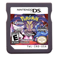  Игровой картридж 3DS консоль карта pokmon Pokeon черный белый сердце золото серебро бриллиант жемчуг для