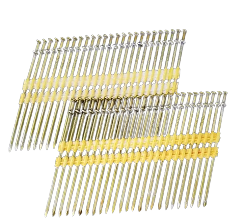 Manufacture Low Price Duplex Headed Steel Framing Nails In 3 1/4 Inch Smooth Shank Construction For Pneumatic Tools