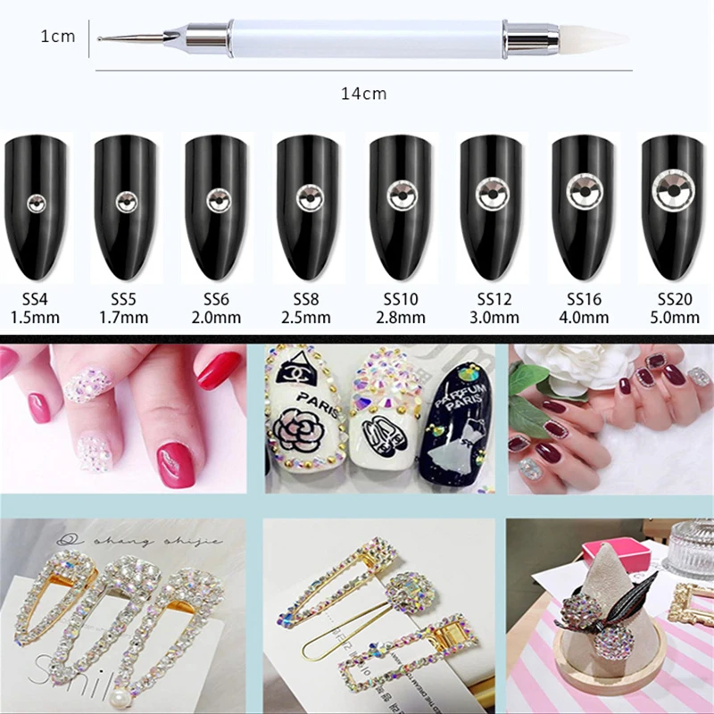 Hot sales Nail rhinestone plastic box special-shaped flat glass rhinestone for dress belt earrings nail DIY decoration supplies