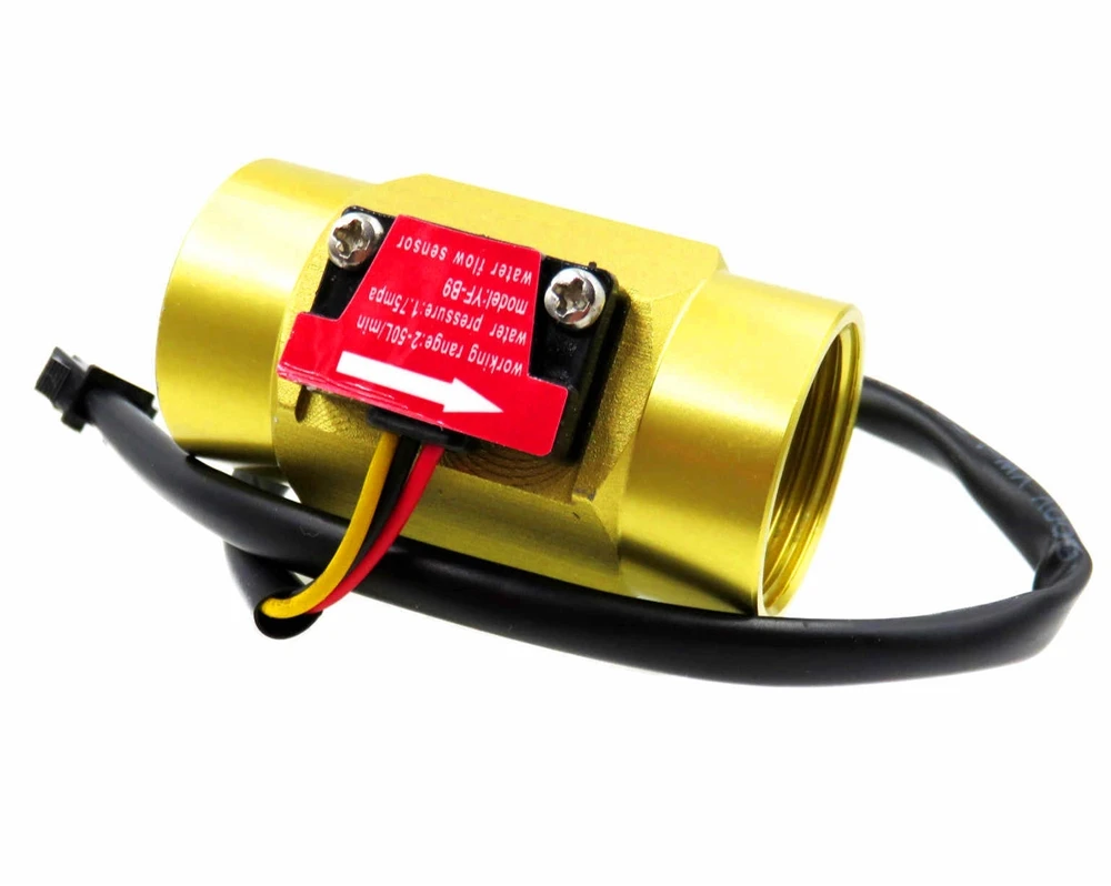 Датчик расхода воды YF-B9 датчик G3/4 2-50L/min расходомер для обнаружения