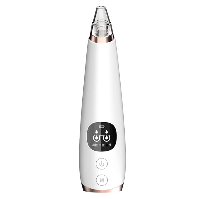 
Hot selling Electronic LCD Vacuum blackhead removal instrument home and beauty salon Multi-functional skin cleaner apparatus 
