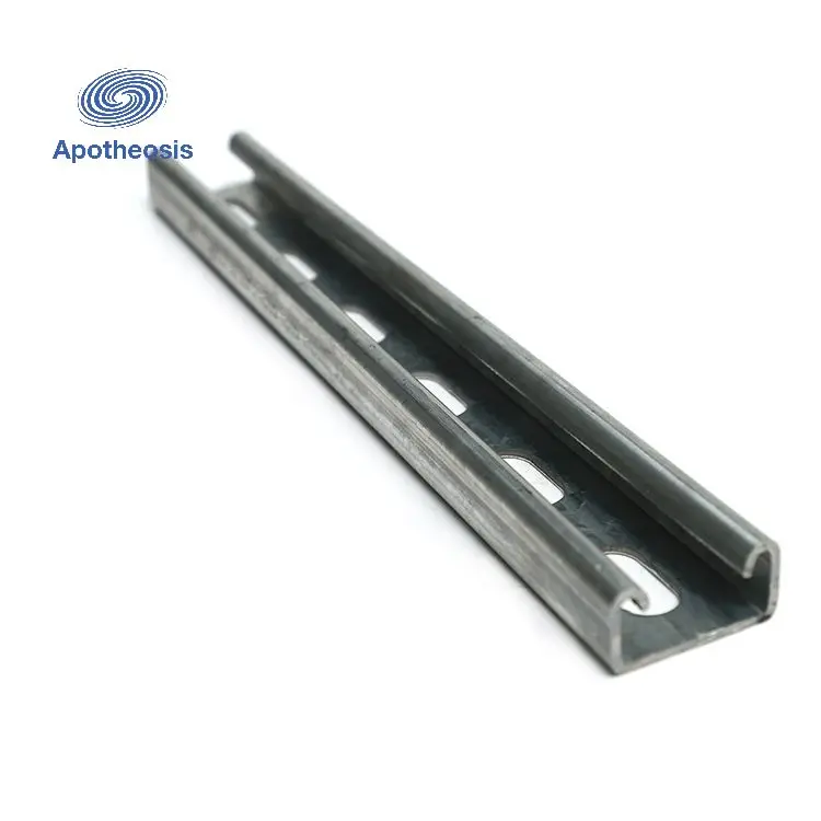 Factory Supply Hot DIP Galvanized Strut Slotted C Channel Steel Unistrut Channel Pregalvanized Strut Channel