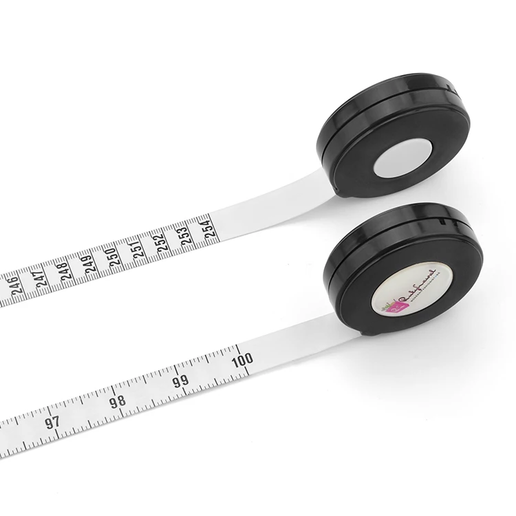 Wintape 100inch 2.5m Logo Custom Simple Soft Tape Measures Tailoring Measuring Type Gift Sport Round Retractable Metre Ruban
