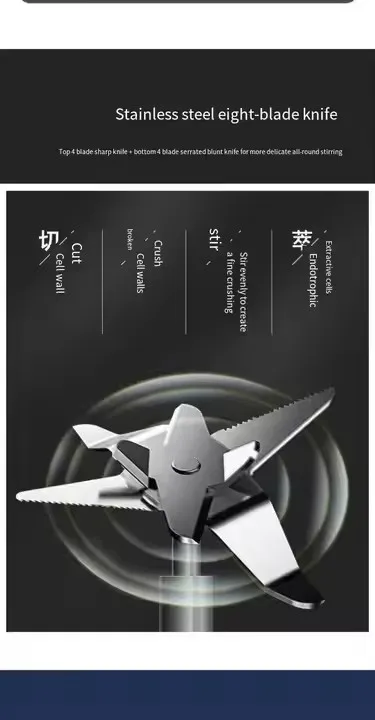 Electric Household Kitchen Multifunctional Blender Juicer Automatic Heating Soy Milk Baby Food Machine Glass Variable Speed