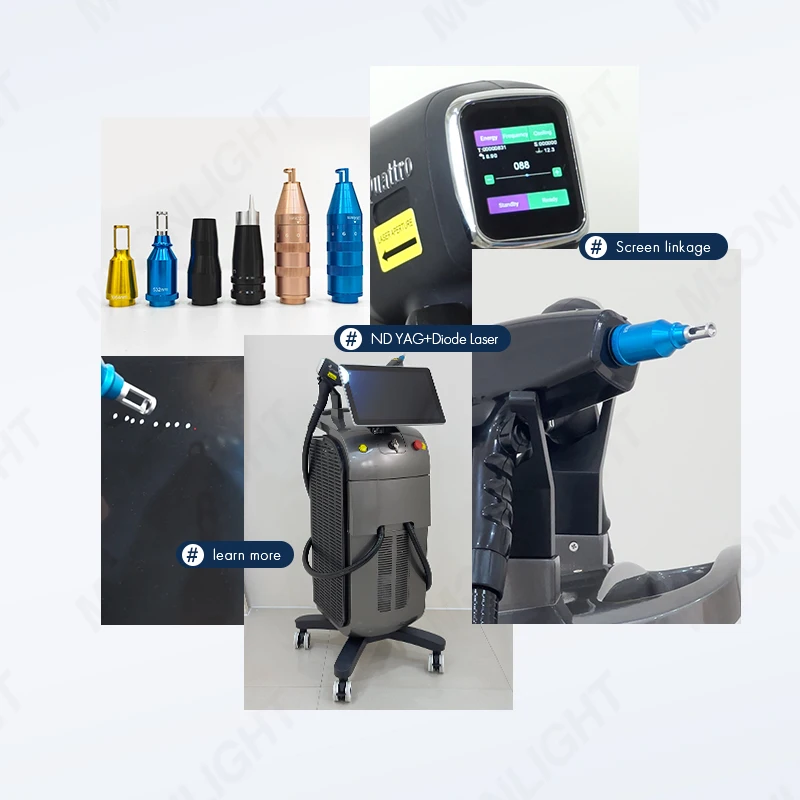 1064nm nd yag pico laser pigment tattoo diodenlaser hair removal machine spare parts for diode laser