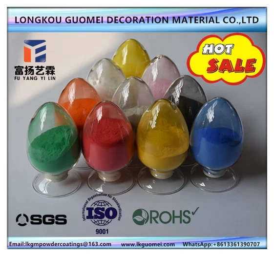 Decorative high gloss electrostatic spray chrome mirror silver powder coating