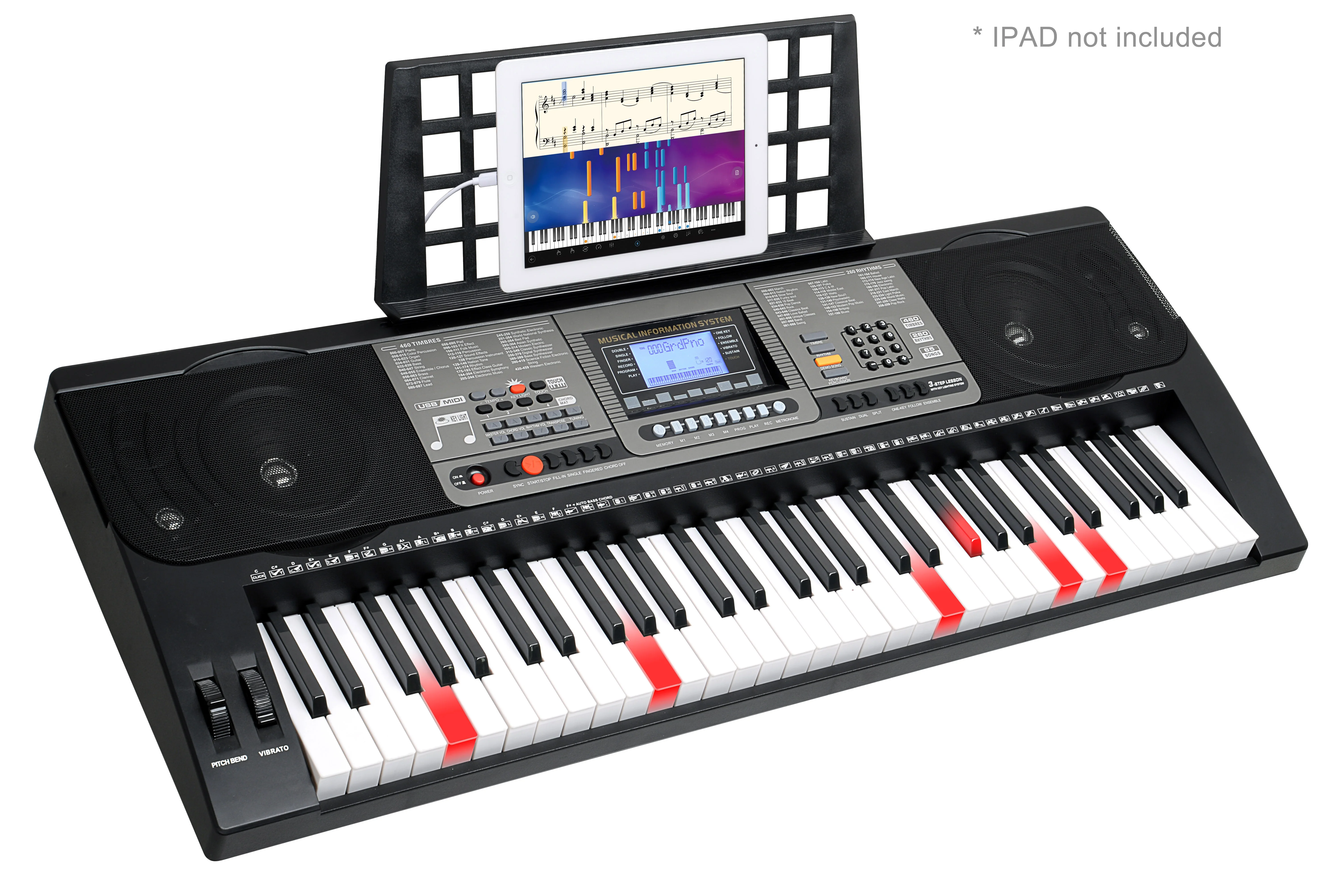 Premium Sound Original Black Multi-function Button Efficient Electric Keyboard