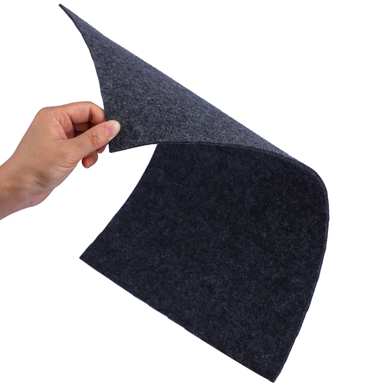 1mm 4mm 9mm 20mm Thick Synthetic Felt Rigid Panel Synthetic Roofing Felt Custom logo Polyester Felt Fabric