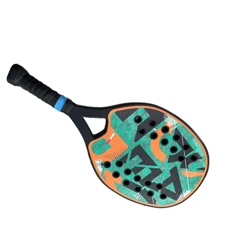 UNIKER SPORT Beach Carbon Paddle Racket with Soft EVA Core Tennis Racket Outdoor Indoor Sport