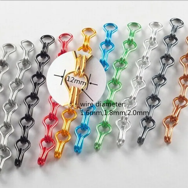 Анодированная, не выцветающая, алюминиевая цепь, дверная занавеска от насекомых