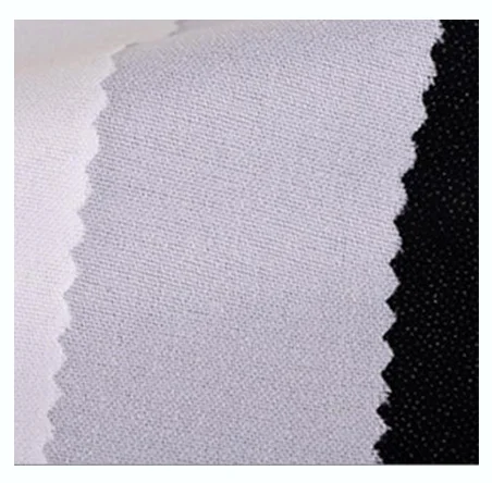Woven Shrink-resistant 100d*300d Twill 100% Polyester fusible interlining tricot interlining circular knitted interlining