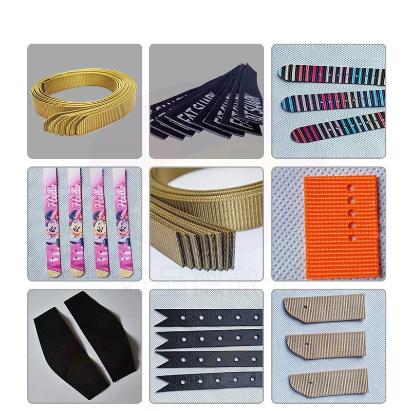 Automatic feeding belt laser cutting machine ribbon dovetail bevel cutting machine