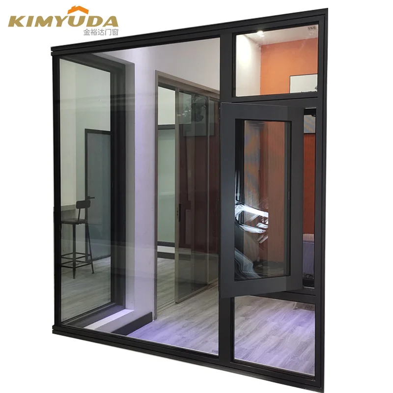 Australian Standard Glass Aluminum Windows Waterproof Window Villa Soundproof Casement Window