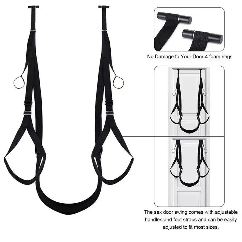 Strong Material Safe Sex Adult Door Swing Bondage Set For Couples BDSM Sex Door Swing