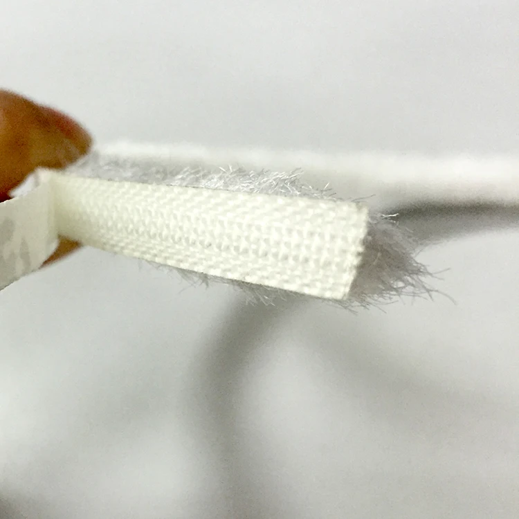 Waterproof durable wool door brush straight non silicone sliding window truck car adhesive pile weather strip