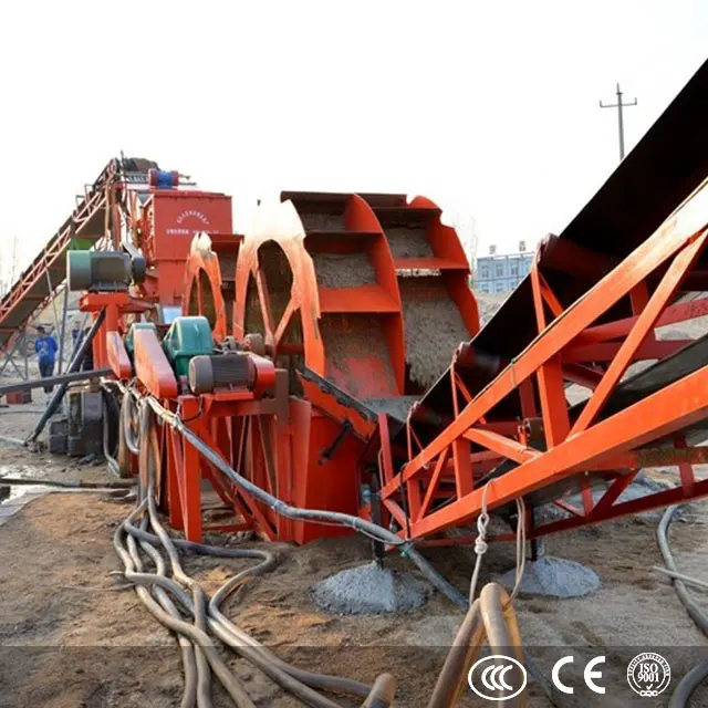 Artificial sand wash machinery price 30tph construction sand washing machine vienam price list cost