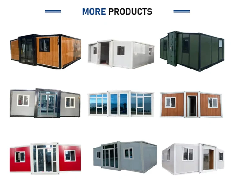 20ft 40ft Modular Prefab Steel Mobile Cabin Expandable Container House Folding Container House