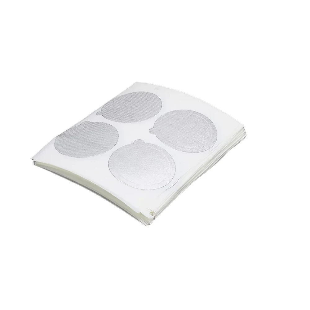 100 шт./упаковка клейкие алюминиевые крышки для наполнения пустых одноразовых многоразовых капсул кофейной пленки Nespresso