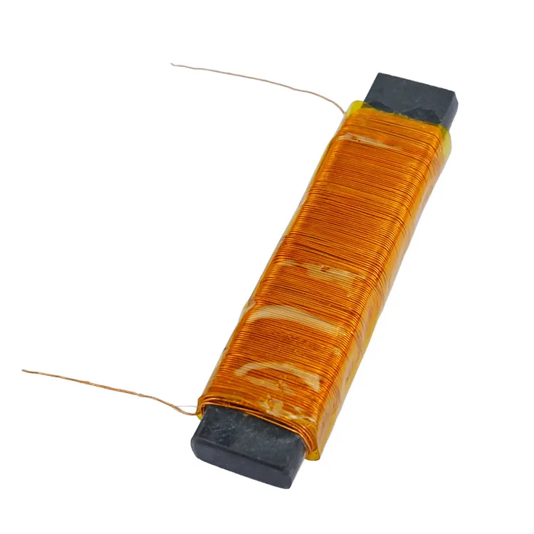 Ferrite rod transponder coil antenna