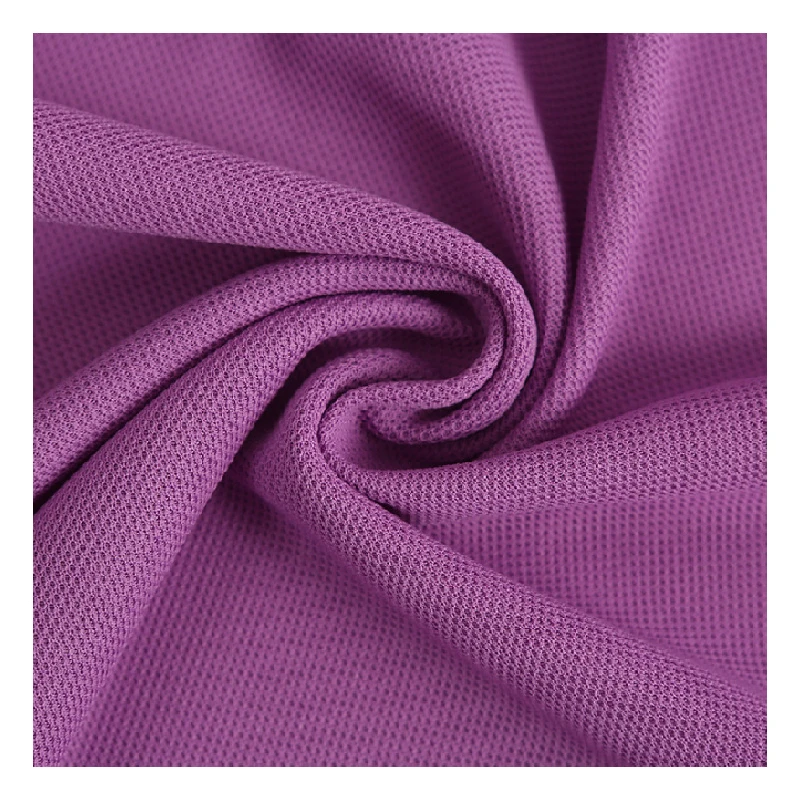 Polo Jacquard Cotton Polyester Pique Fabric For Tshirt