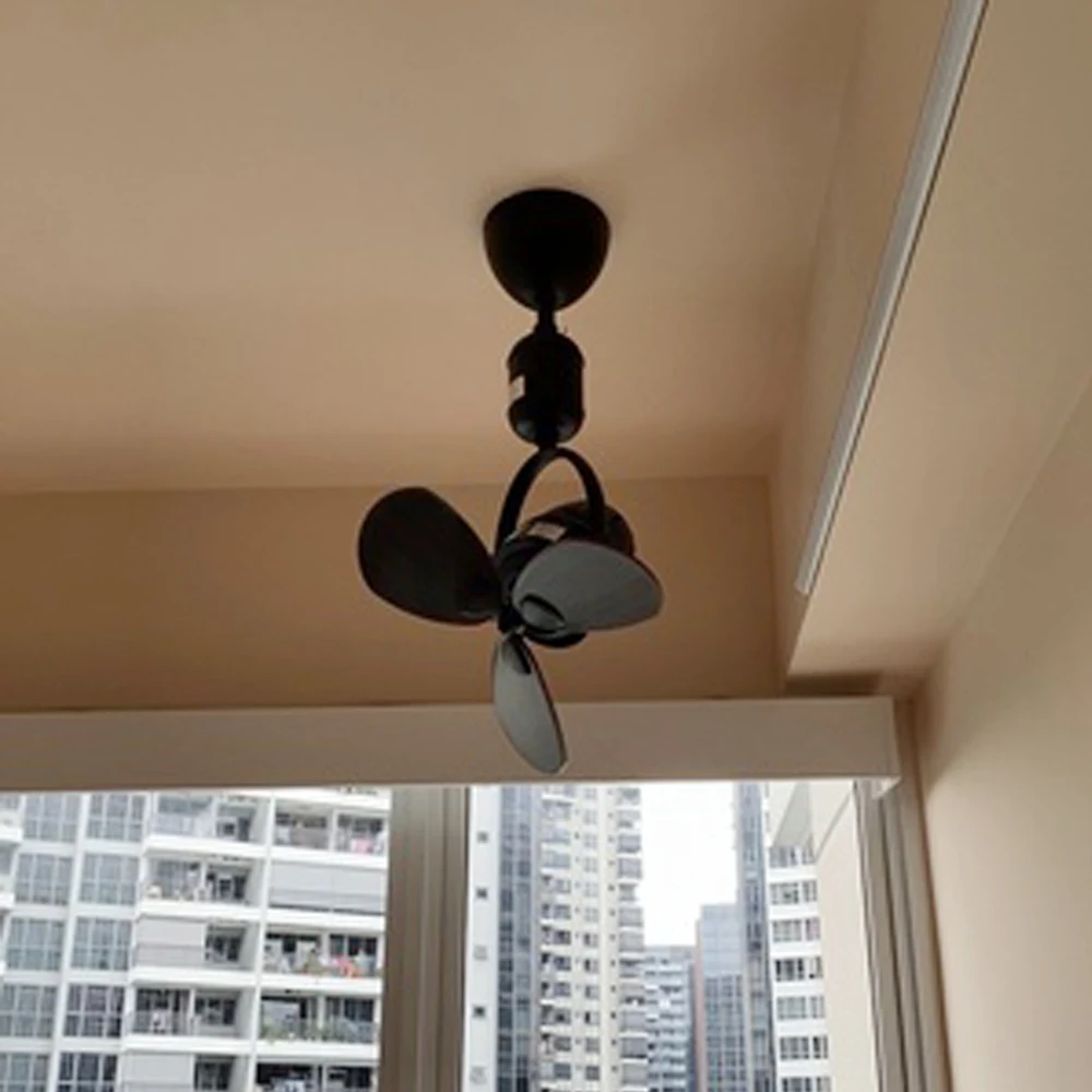 stylish Luxury High Quality  Silver Remote Control Antique Electric Oscillating Ceiling And Wall Fan