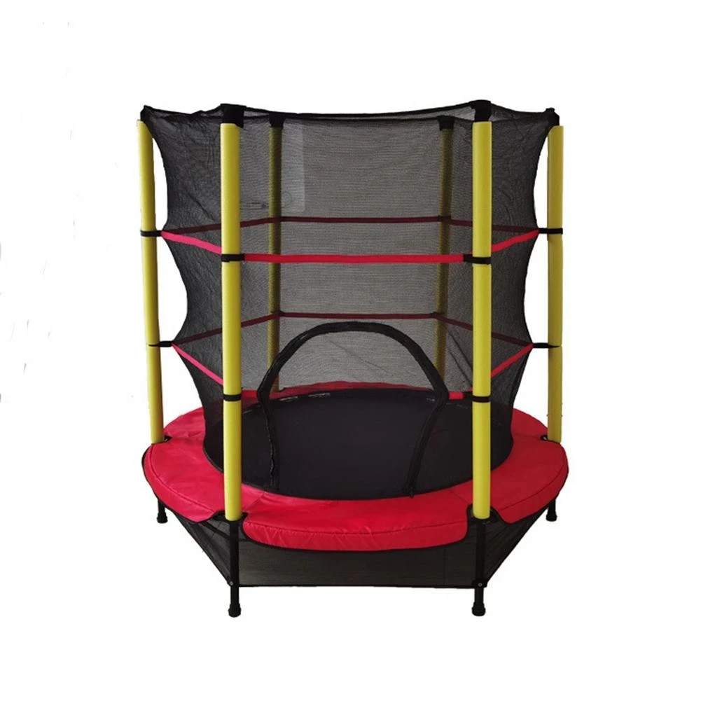 55 inches Kids Trampoline Child Playing Jumping Exercise Safety