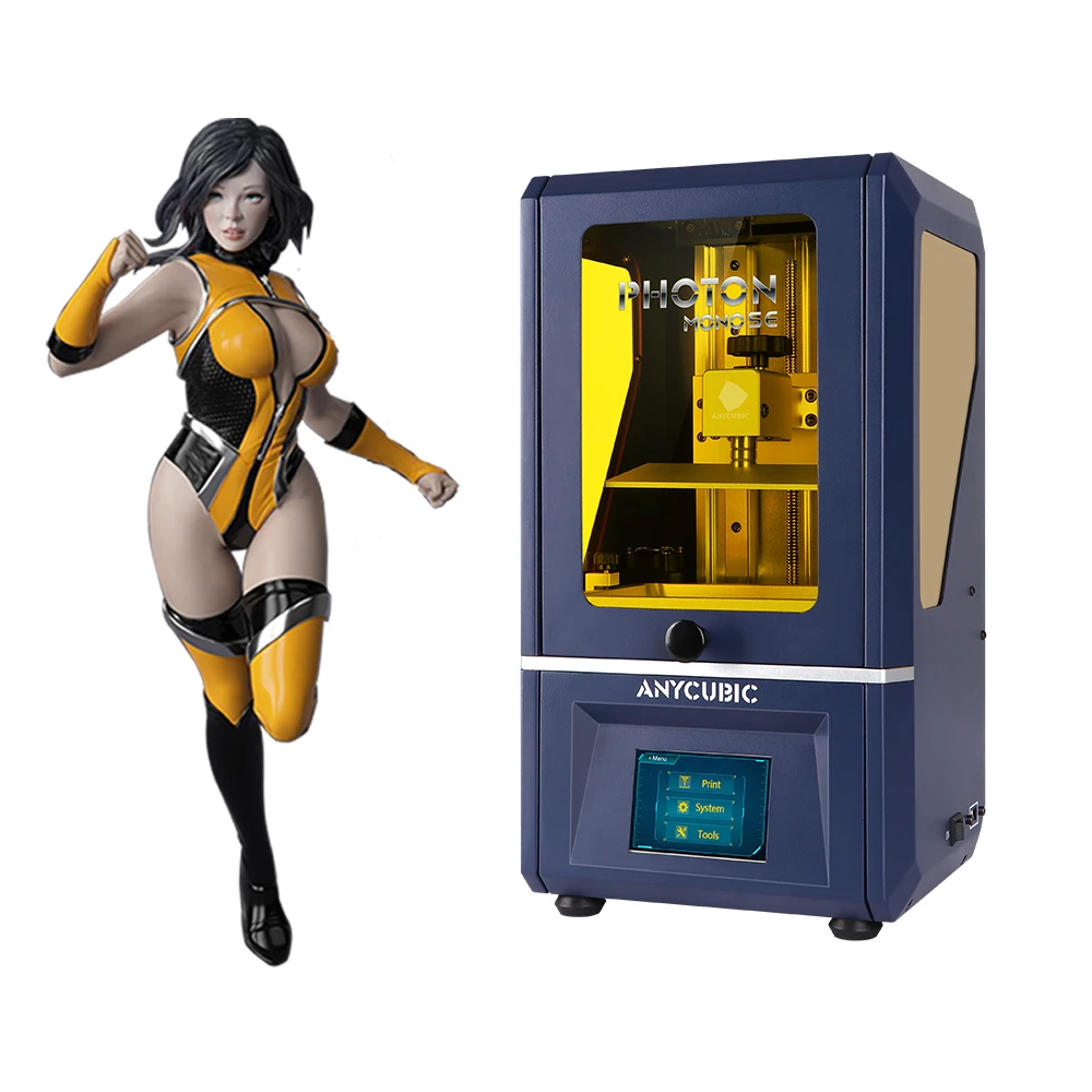  2020 Anycubic Photon-Zero полимерный 3d принтер SLA/LCD 405 УФ тихая печать и быстрая
